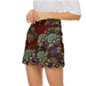 Art 3d Mandelbulb Mandelbrot Fractal Graphic Mini Front Wrap Skirt View2