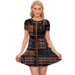 Book Bookshelf Bookcase Library Women s Sports Wear Set by Ravend