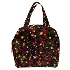 Christmas Xmas Stars Star Advent Background Boxy Hand Bag by Ravend
