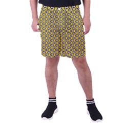 Abstract Beehive Yellow  Men s Pocket Shorts by ConteMonfrey