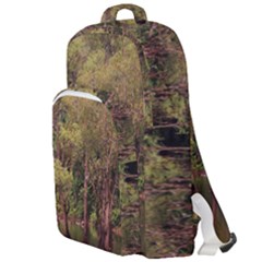 Landscape Jungle Reflection Nature Double Compartment Backpack by Wegoenart