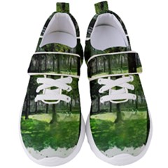 Beeches Trees Tree Lawn Forest Nature Women s Velcro Strap Shoes by Wegoenart