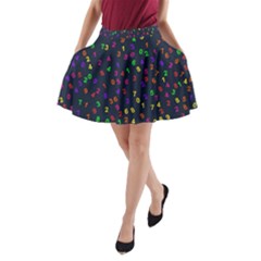 Number Digit Learning Education A-line Pocket Skirt by Wegoenart