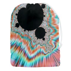 Fractal Abstract Background Drawstring Pouch (3xl) by Wegoenart