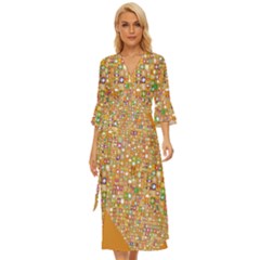 Calendar -1 Midsummer Wrap Dress by nateshop