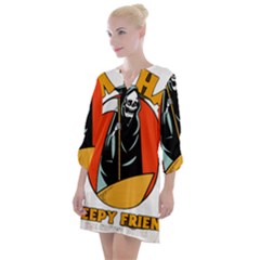 Halloween Open Neck Shift Dress by Sparkle