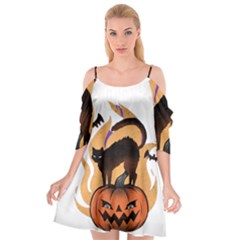Halloween Cutout Spaghetti Strap Chiffon Dress by Sparkle