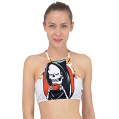 Halloween Racer Front Bikini Top by Sparkle