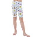 Summer Pattern Colorful Drawing Doodle Kids  Mid Length Swim Shorts View1