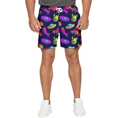 Space Pattern Men s Runner Shorts by Ravend