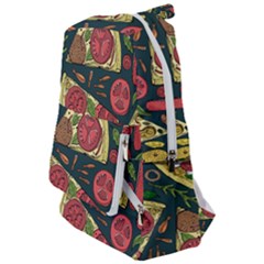 Vector Seamless Pizza Slice Pattern Hand Drawn Pizza Illustration Great Pizzeria Menu Background Travelers  Backpack by Ravend