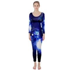 Tardis Background Space Long Sleeve Catsuit by Jancukart