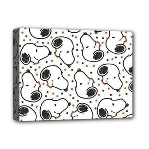 Dog Pattern Deluxe Canvas 16  X 12  (stretched)  by Jancukart