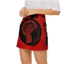 Artificial Intelligence Brain Think Mini Front Wrap Skirt View2