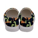 Seamless-pattern-with-cats Women s Canvas Slip Ons View4