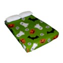Pattern Seamless Halloween Fall Fitted Sheet (Full/ Double Size) View2