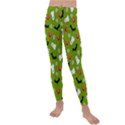 Pattern Seamless Halloween Fall Kids  Lightweight Velour Leggings View1