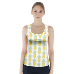 Pineapple Glitter Racer Back Sports Top by ConteMonfrey