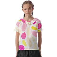 Crystal Energy Kids  Frill Chiffon Blouse by ConteMonfrey