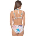 Hand-drawn-abstract-organic-shapes-background Double Strap Halter Bikini Set View2