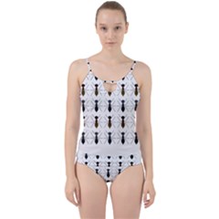 Ants Insect Pattern Cartoon Ant Animal Cut Out Top Tankini Set by Ravend