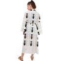 Ants Insect Pattern Cartoon Ant Animal Maxi Kimono View2