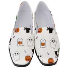 Halloween Jack O Lantern Vector Women s Classic Loafer Heels by Ravend