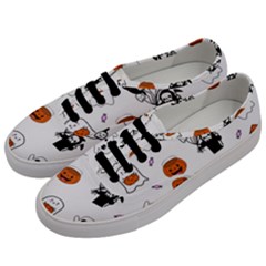 Halloween Jack O Lantern Vector Men s Classic Low Top Sneakers by Ravend