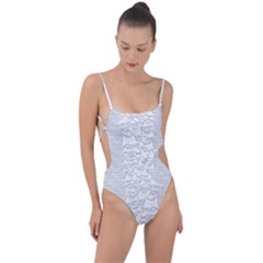Furr Division Tie Strap One Piece Swimsuit by Jancukart