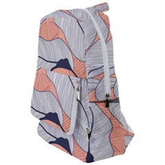 Floral-seamless-pattern-with-leaves-tropical-background Travelers  Backpack by Wegoenart