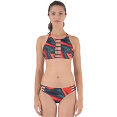 Graffiti Detail Wallpaper Texture Background Perfectly Cut Out Bikini Set by Wegoenart