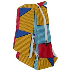 Dotted Colors Background Pop Art Style Vector Travelers  Backpack by Wegoenart