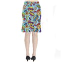 Comic Elements Colorful Seamless Pattern Short Mermaid Skirt View2