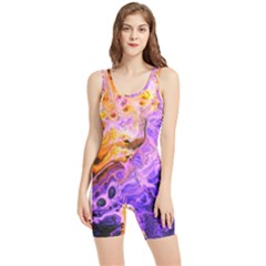 Conceptual Abstract Painting Acrylic Women s Wrestling Singlet by Ravend