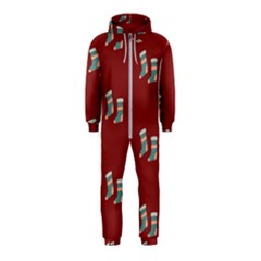Christmas Stocking Sock Clothing Hooded Jumpsuit (kids) by Wegoenart