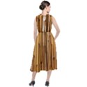 Asian Background Bamboo Round Neck Boho Dress View2