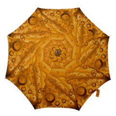 Lime Water Bubbles Macro Light Detail Background Hook Handle Umbrellas (small) by Wegoenart