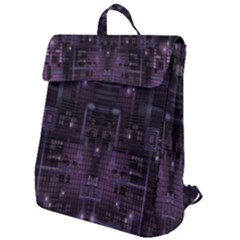 Geometric Art Digital Arts Background Flap Top Backpack by Wegoenart