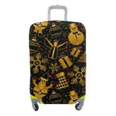 Christmas Background Seamless Pattern Patterns Luggage Cover (small) by Wegoenart