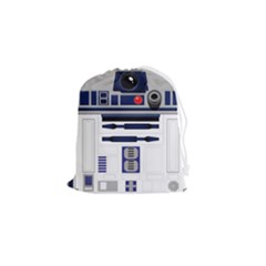 Robot R2d2 R2 D2 Pattern Drawstring Pouch (small) by Jancukart