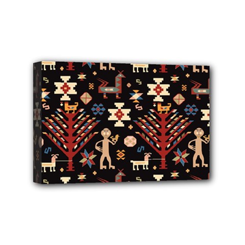 Carpet-symbols Mini Canvas 6  X 4  (stretched) by Gohar