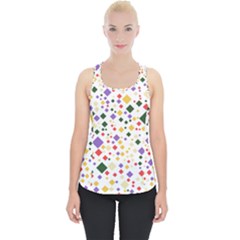 Abstract Pattern Illustration Background Wallpaper Piece Up Tank Top by Wegoenart