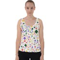 Abstract Pattern Illustration Background Wallpaper Velvet Tank Top View1