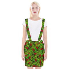 Illustration Christmas Xmas Background Braces Suspender Skirt by Wegoenart