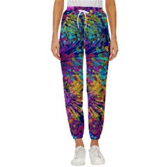 Illustration Graphics Design Art Cropped Drawstring Pants by Wegoenart