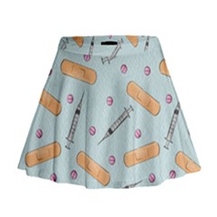 Medicine Items Mini Flare Skirt by SychEva