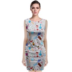 Medical Devices Classic Sleeveless Midi Dress by SychEva