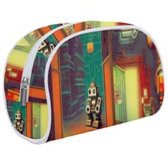 Illustration Robot Cute Sweet Futuristic Make Up Case (medium) by Wegoenart