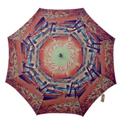 Boats On Lake Garda Hook Handle Umbrellas (large) by ConteMonfrey