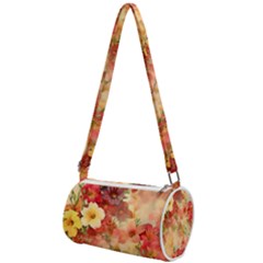 Seamless Pattern Textile Surface Luxury Vintage Mini Cylinder Bag by Wegoenart